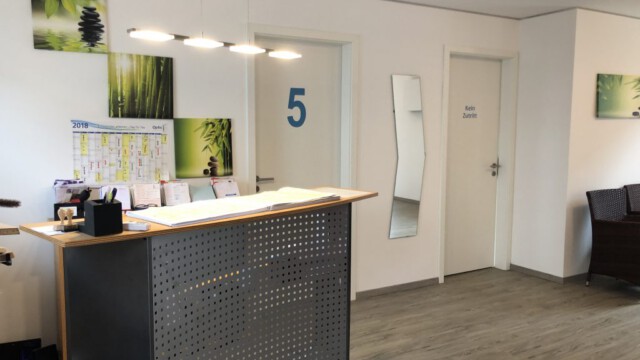 Empfangsbereich Praxis Biblis Empfangsbereich Praxis Biblis